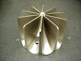 EDM machining of inconel  impellar 