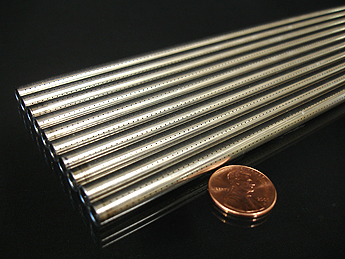 gas tubes with stainless steel small EDM hole drilling for micro hole sizes